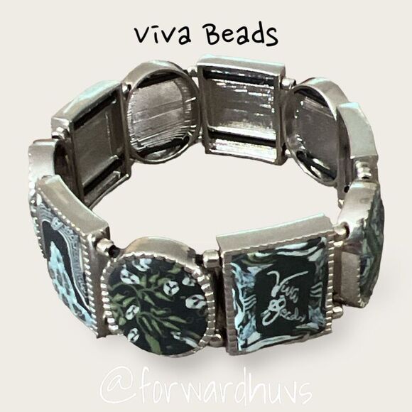 Viva Beads | Polymer Clay Hand Made Beads | Stretch Bracelet - Picture 4 of 10